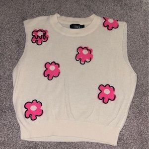 Cider Flower Sweater Vest